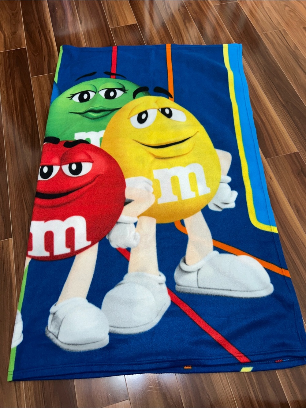 M&M throw blanket